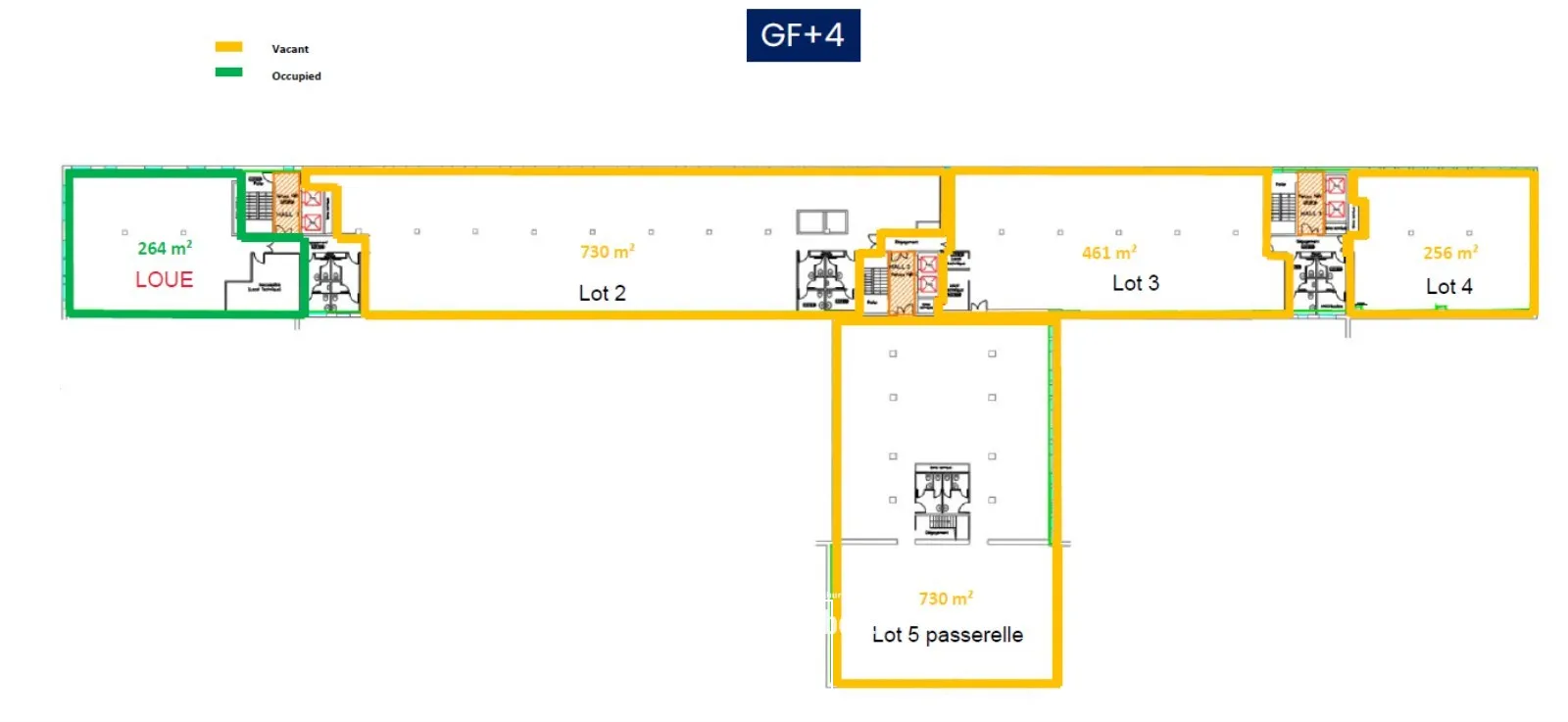 Bureaux - Location - LYON - 69002 - 256-256 - 7741435