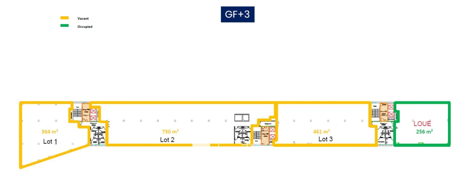 Bureaux - Location - LYON - 69002 - 364-364 - 7747748