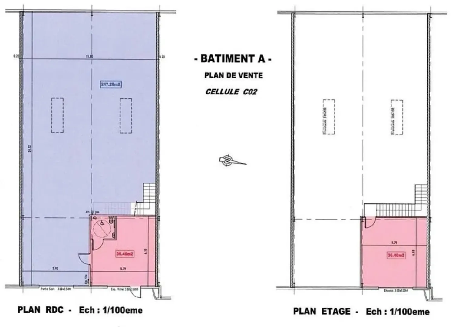 Locaux d'activité & Entrepôts - Location - MERIGNAC - 33700 - 303.9-2823.8 - 7769759