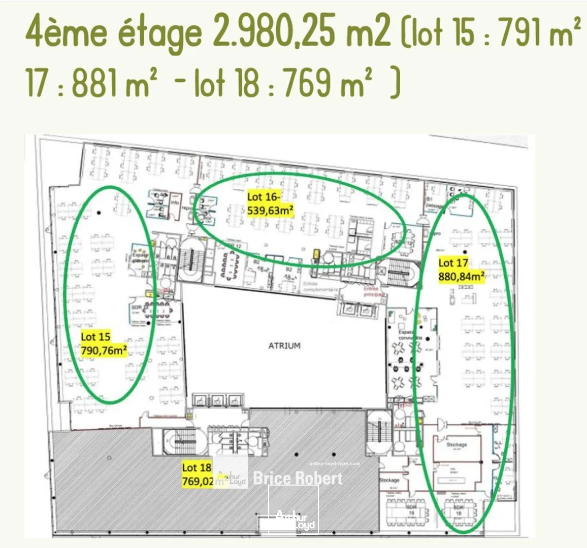 Bureaux - Location - LYON - 69003 - 769.02-3662.32 - 7771260