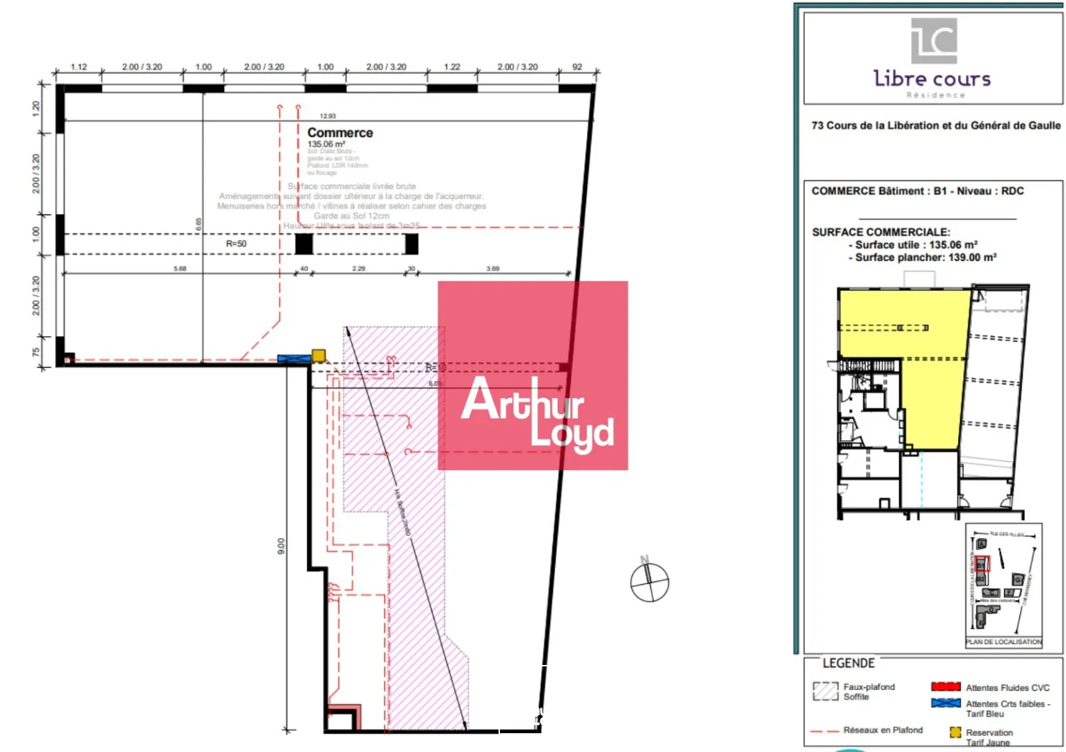 Locaux commerciaux - Location - GRENOBLE - 38100 - 76-300 - 7771885