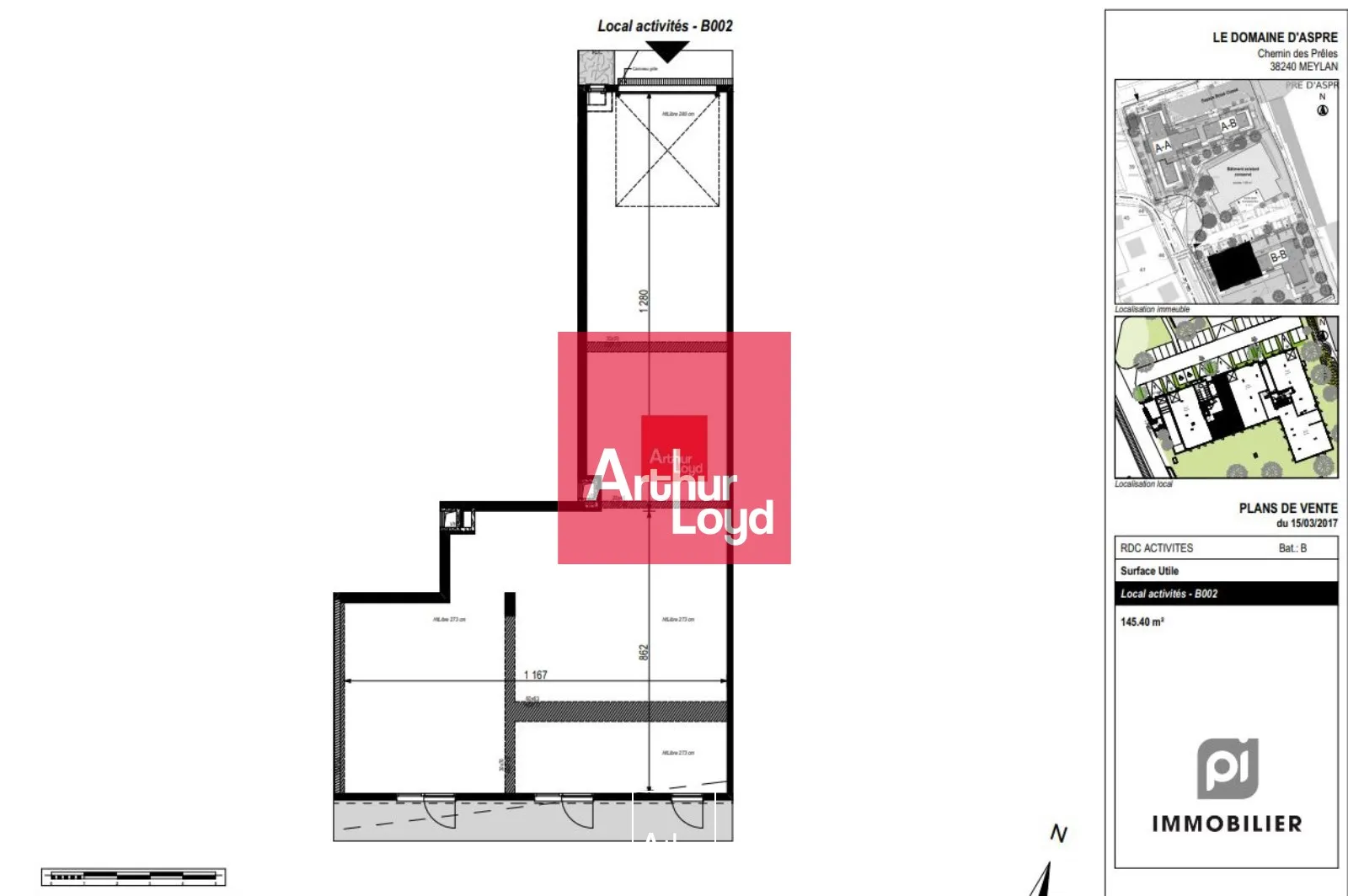 Locaux commerciaux - Location - MEYLAN - 38240 - 145-145 - 7771988
