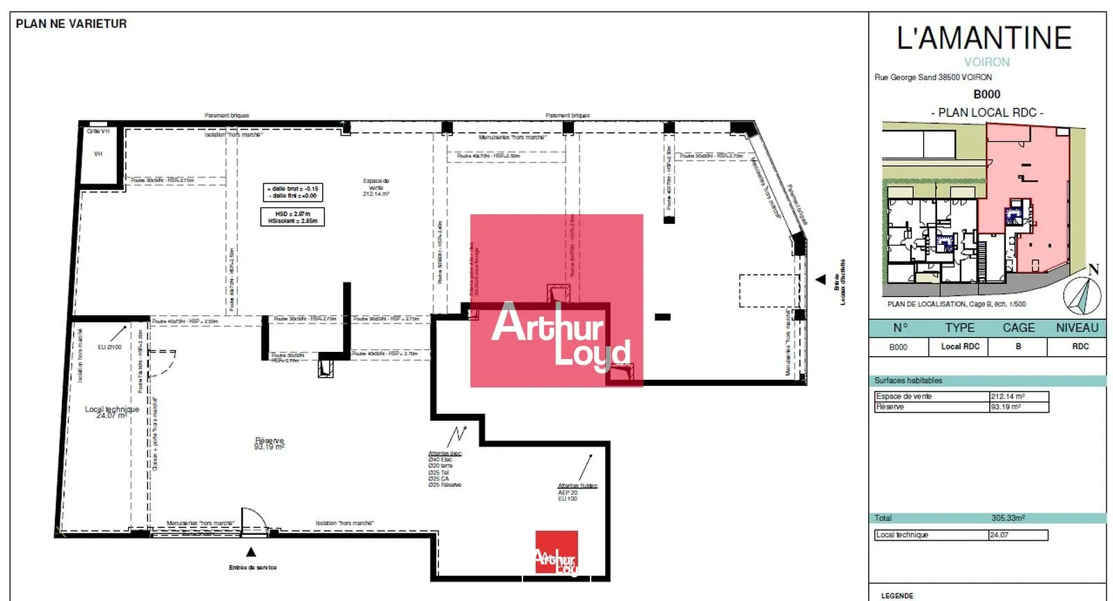 Locaux commerciaux - Location - VOIRON - 38500 - 329-329 - 7772134