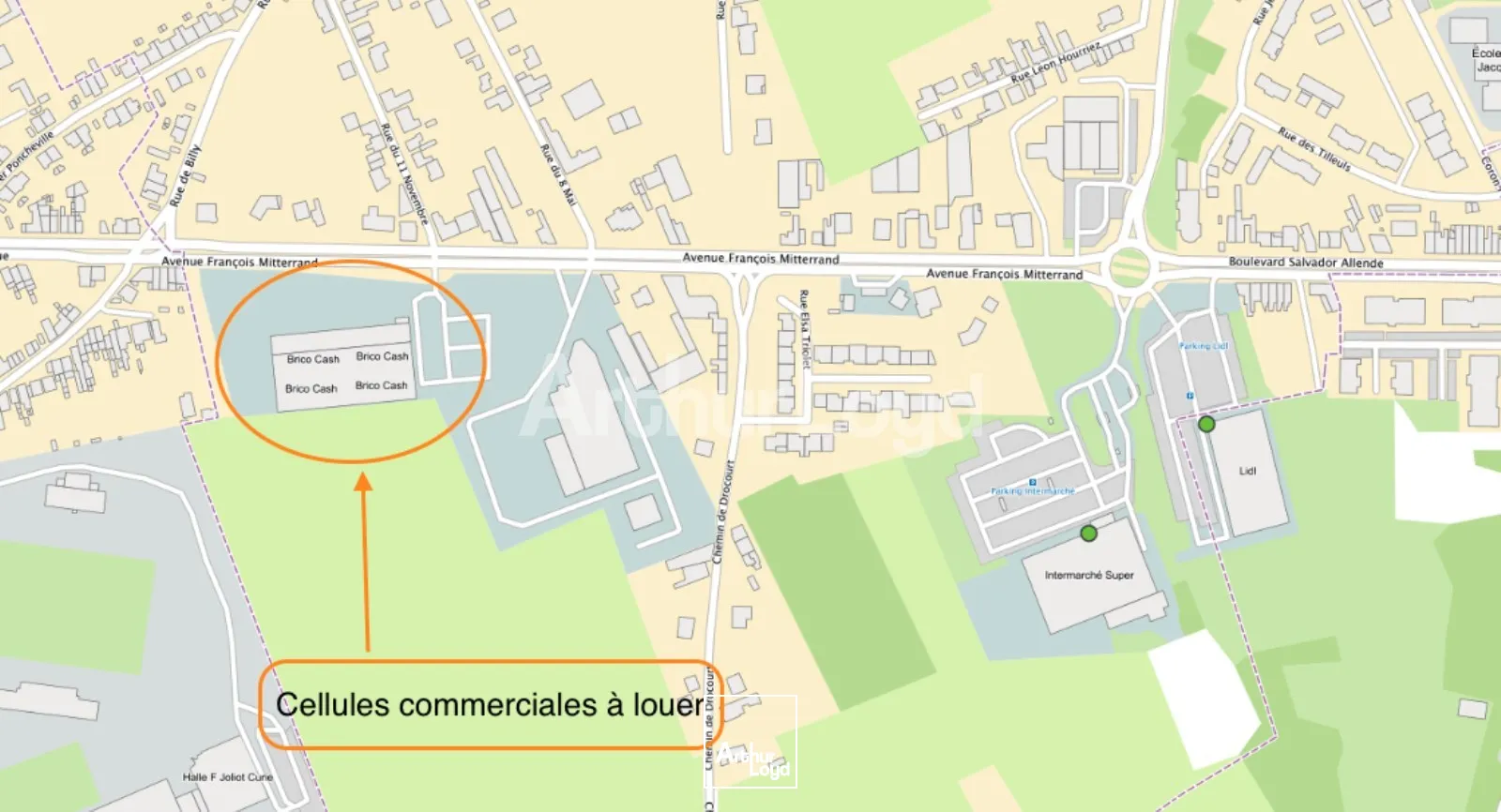 Locaux commerciaux - Location - MONTIGNY EN GOHELLE - 62640 - 500-1600 - 7779871