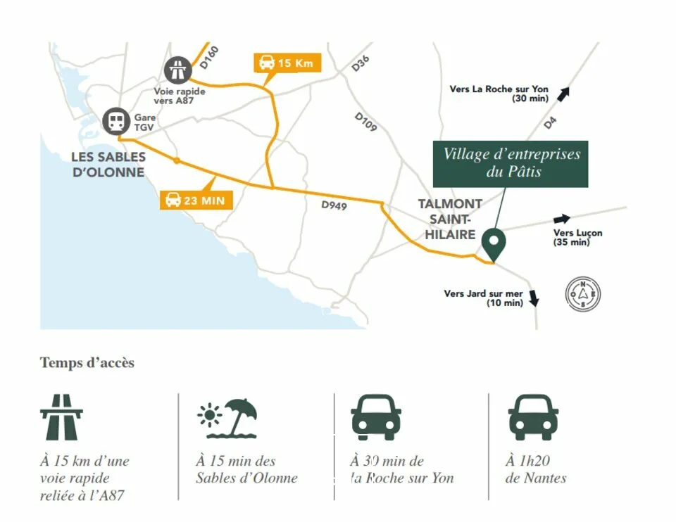 Locaux d'activité & Entrepôts - Location - TALMONT-SAINT-HILAIRE - 85440 - 165-165 - 7796000