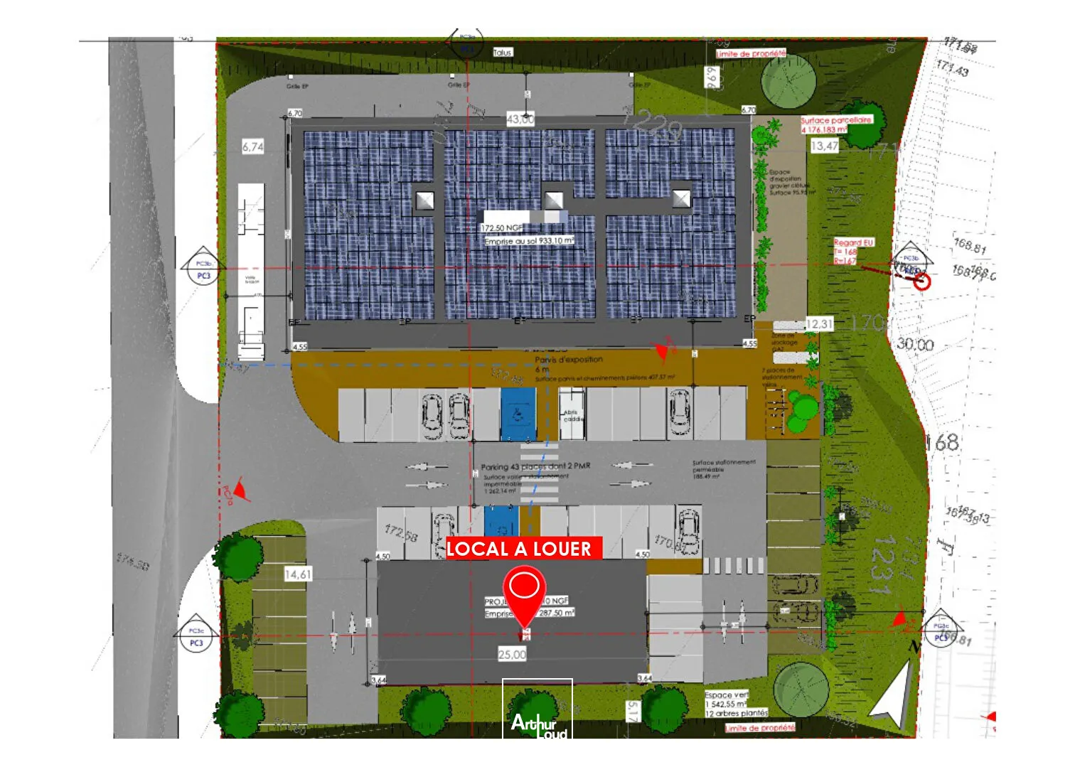 Locaux commerciaux - Location - FOULAYRONNES - 47510 - 250-250 - 7798618