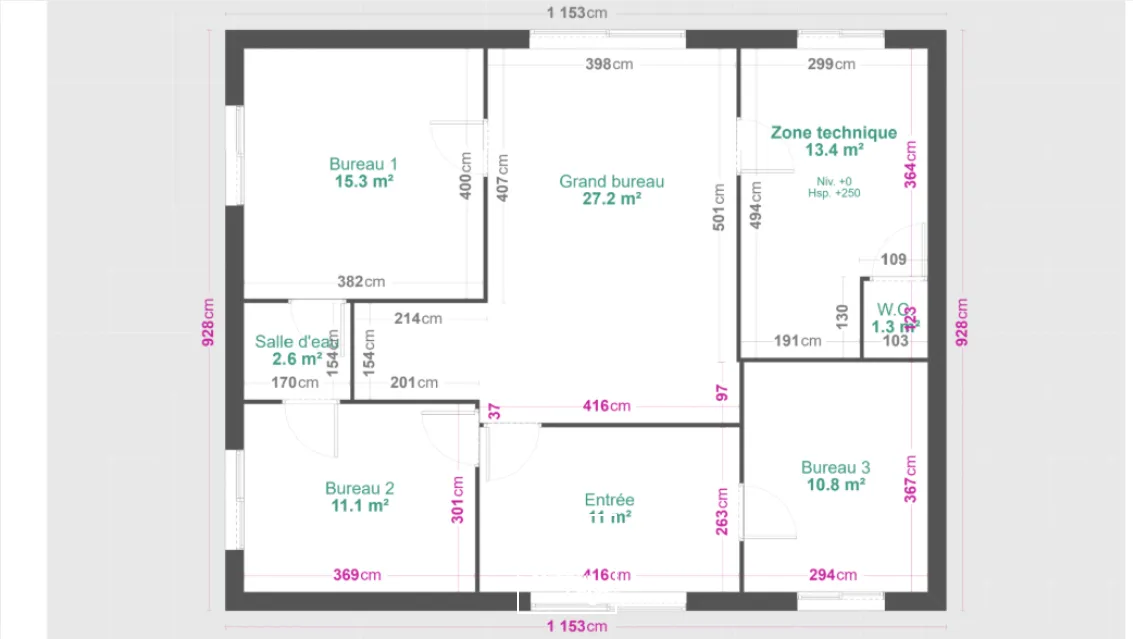 Bureaux - Location - BOE - 47550 - 92.7-92.7 - 7798994