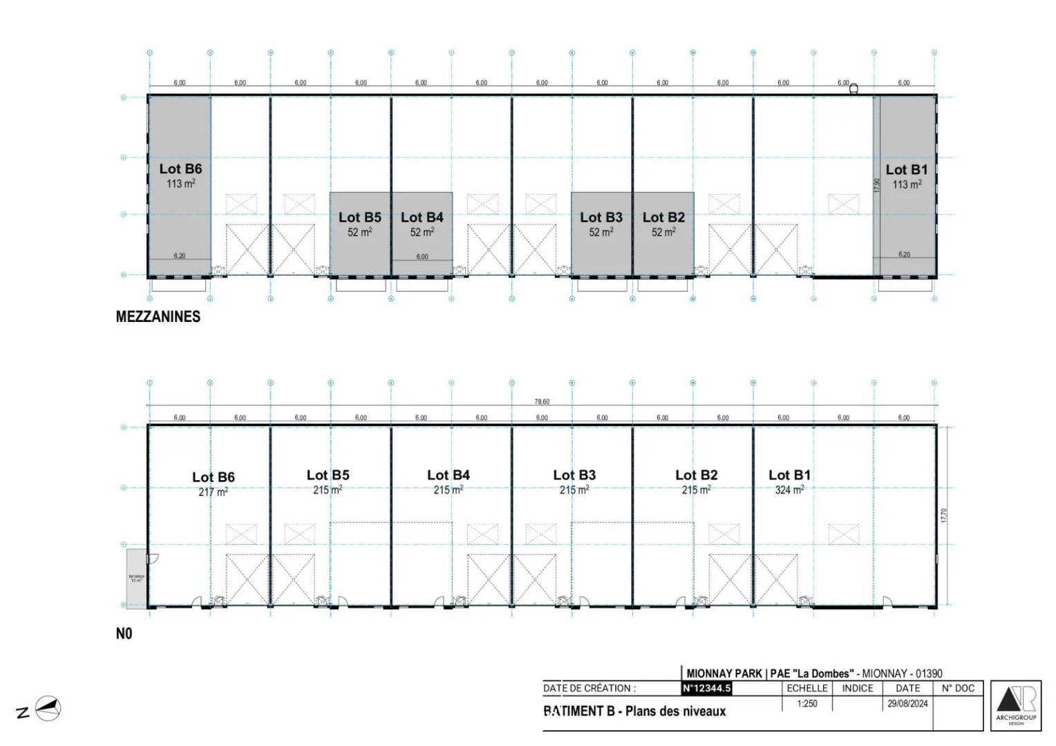 Locaux d'activité & Entrepôts - Location - MIONNAY - 01390 - 455.2-455.2 - 7800706
