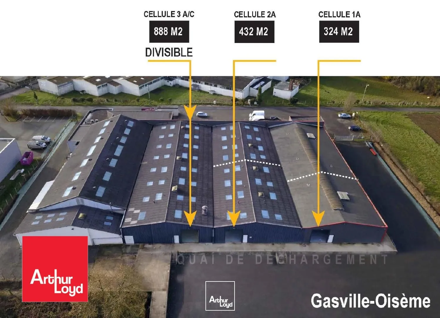 Locaux d'activité & Entrepôts - Location - GASVILLE OISÈME - 28300 - 432-432 - 7800786