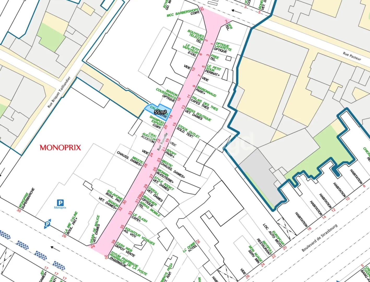 Locaux commerciaux - Location - ARRAS - 62000 - 55-55 - 7805500