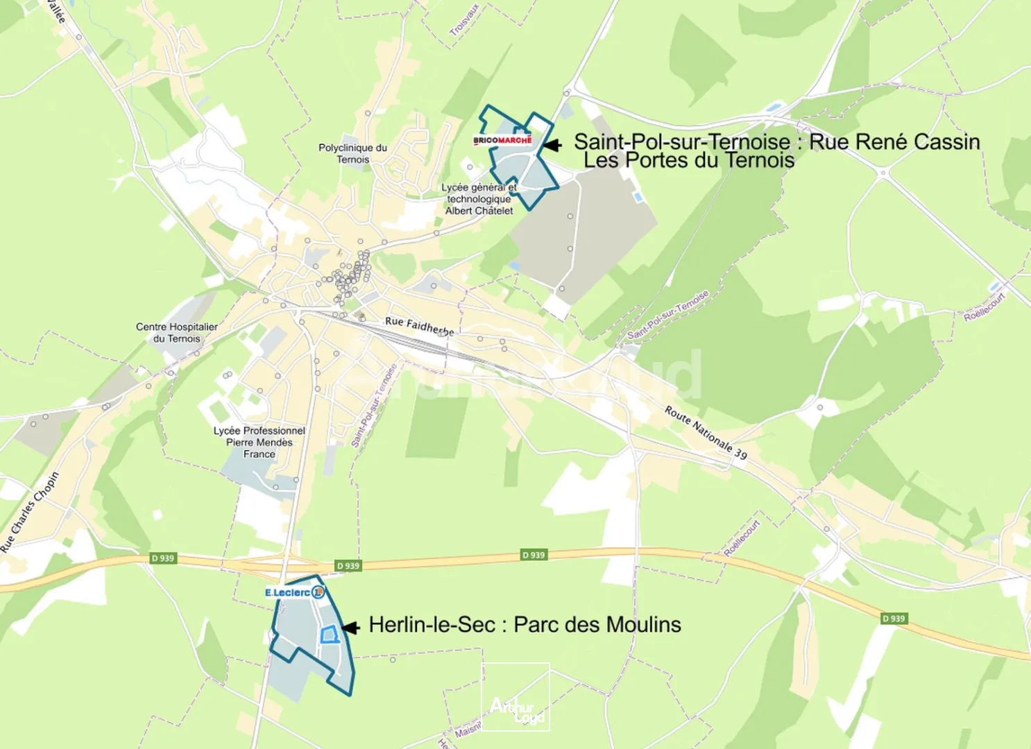 Locaux commerciaux - Location - HERLIN LE SEC - 62130 - 212-427 - 7805504