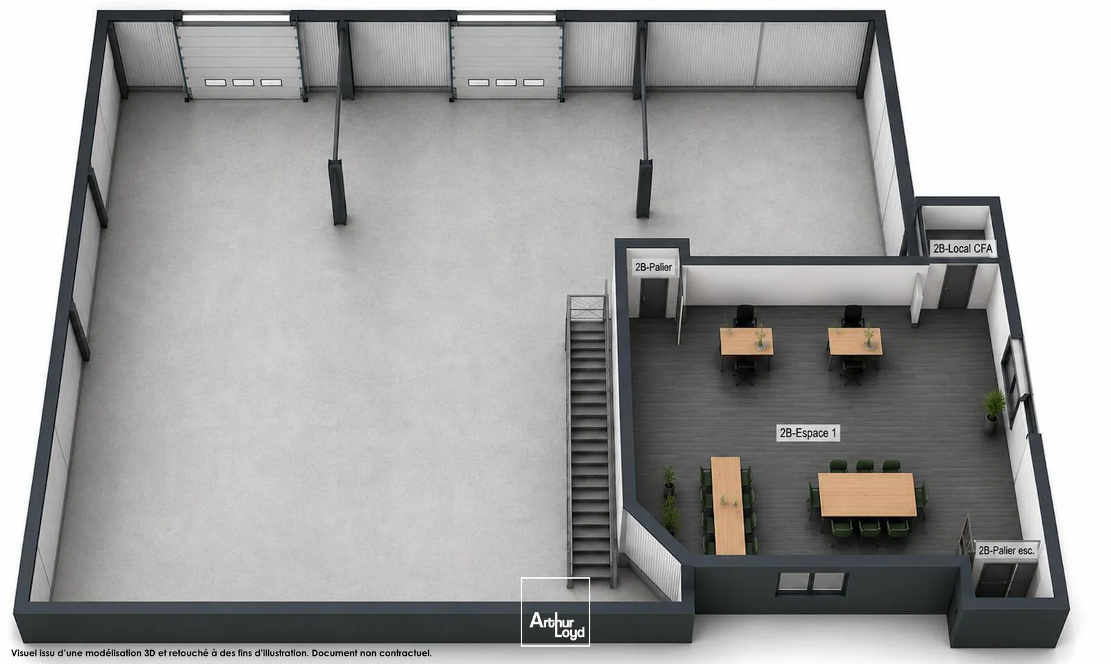Locaux d'activité & Entrepôts - Location - SAINT JEAN DE BRAYE - 45800 - 621.66-621.66 - 7806048