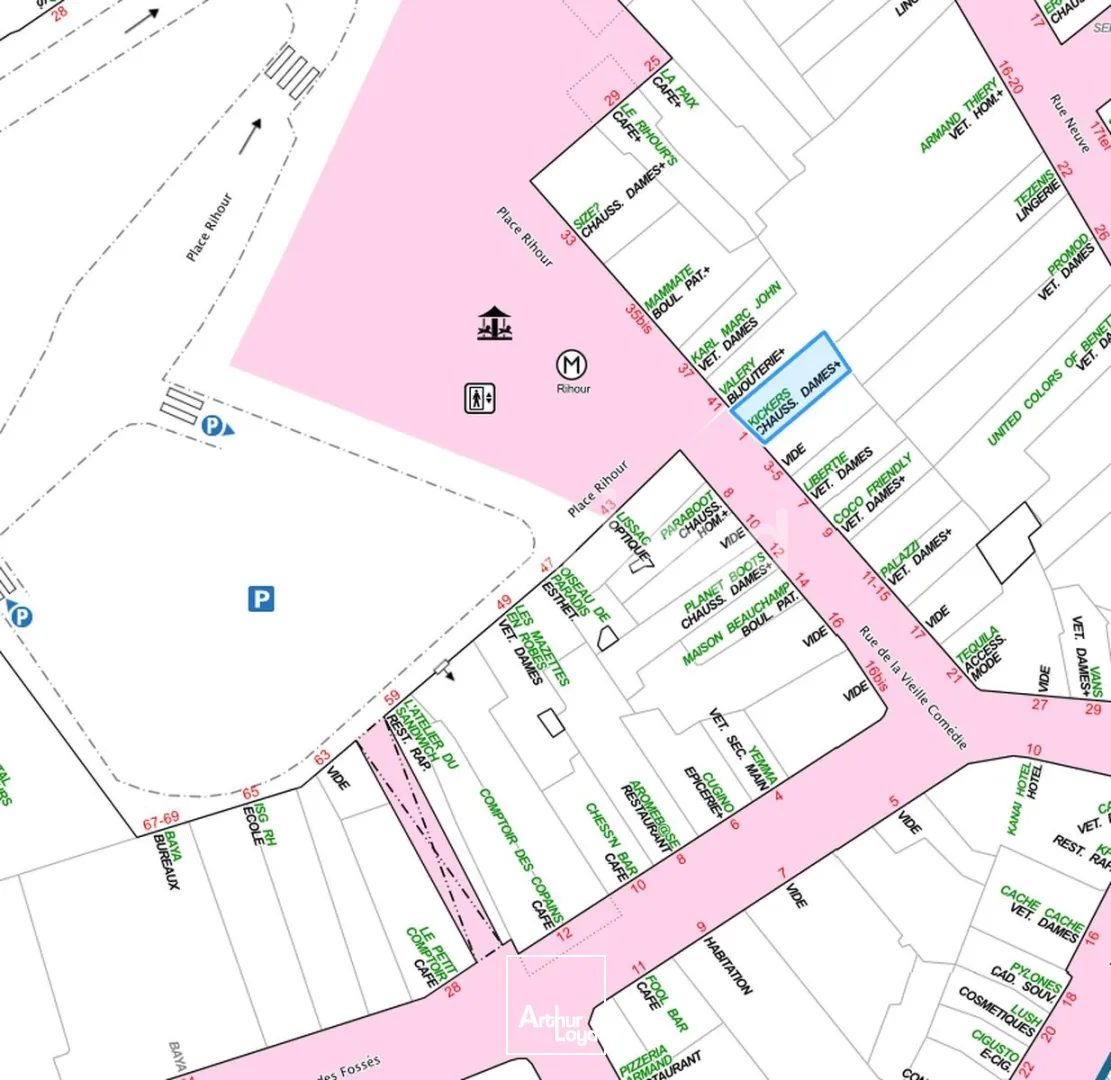 Locaux commerciaux - Location - LILLE - 59000 - 252.38-252.38 - 7806429
