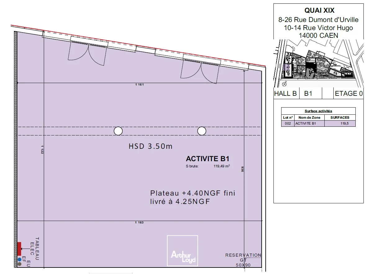 Locaux commerciaux - Location - CAEN - 14000 - 120.92-120.92 - 7807495