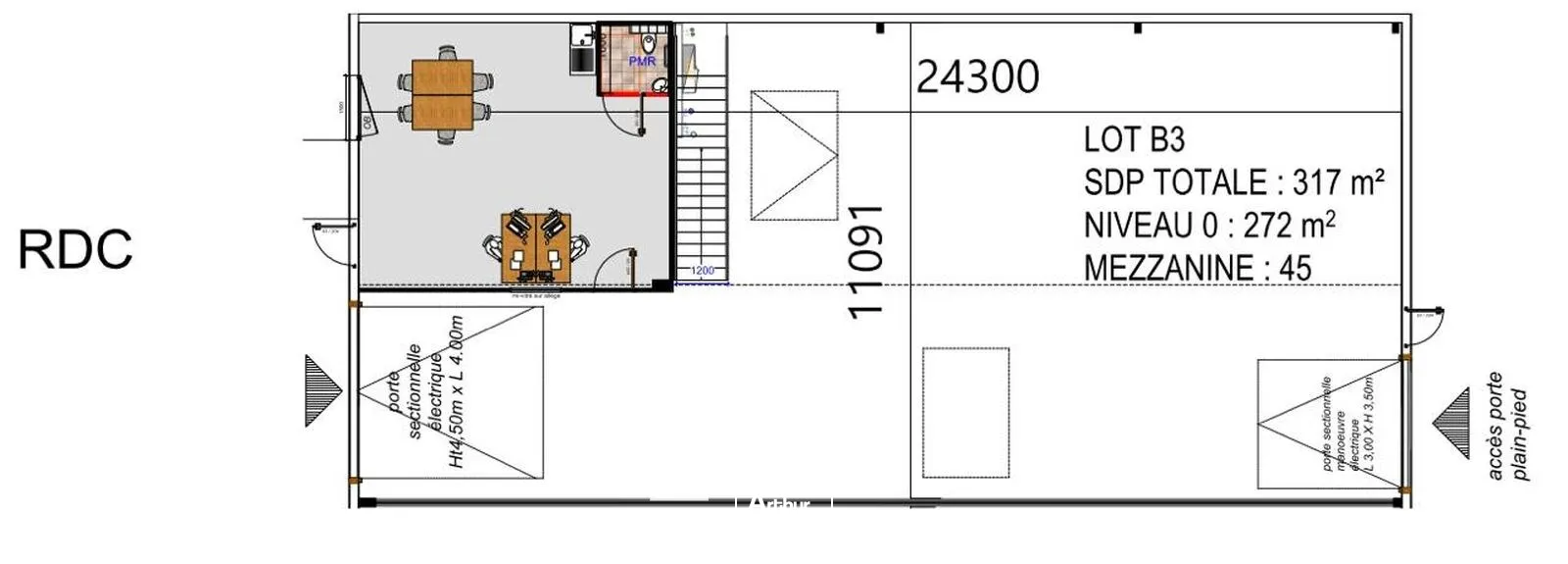 Locaux d'activité & Entrepôts - Location - RILLIEUX LA PAPE - 69140 - 318-318 - 7821664