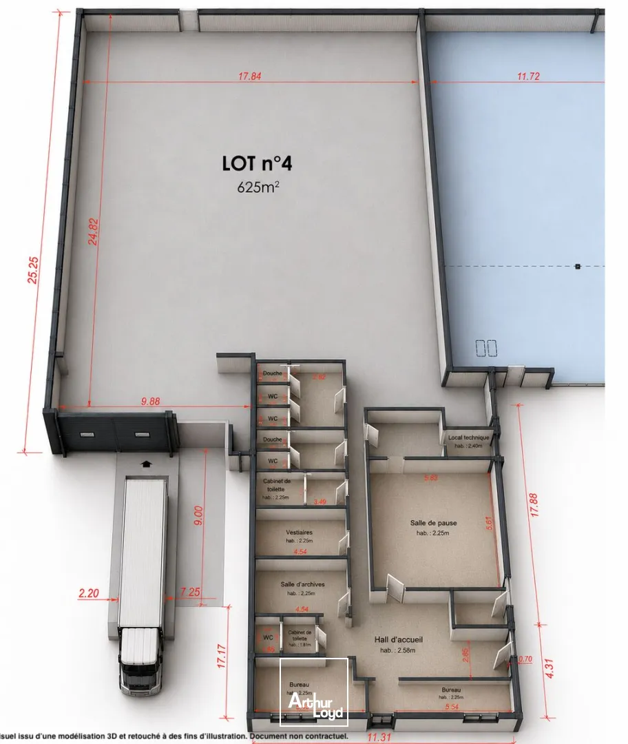 Locaux d'activité & Entrepôts - Location - ORMES - 45140 - 620.15-620.15 - 7823087