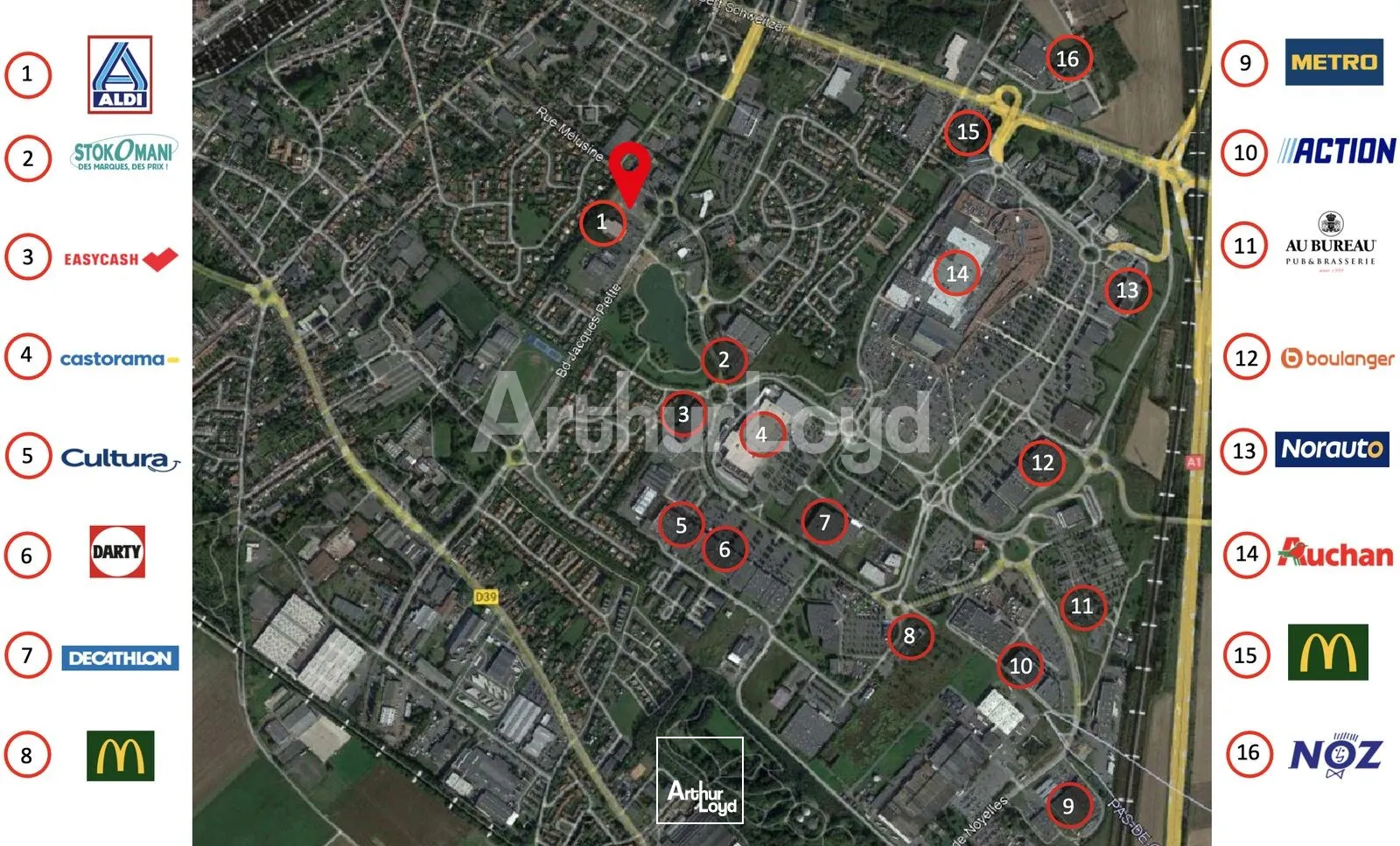 Locaux commerciaux - Location - HENIN BEAUMONT - 62110 - 152-152 - 7830061