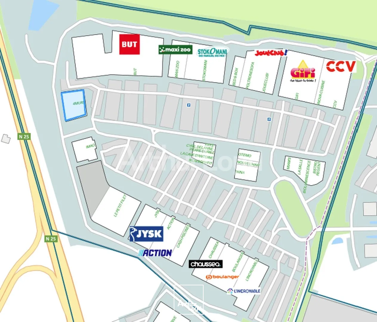 Locaux commerciaux - Location - DUISANS - 62161 - 878-878 - 7830071