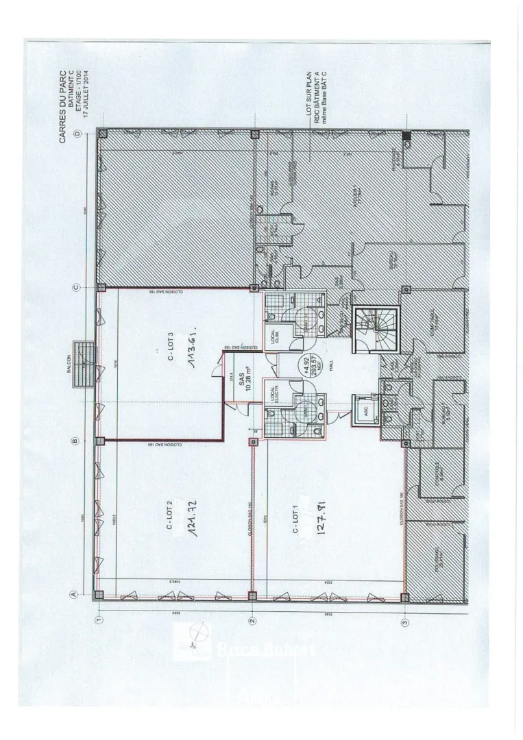 Bureaux - Location - CHAMPAGNE AU MONT D'OR - 69410 - 113-113 - 7834426