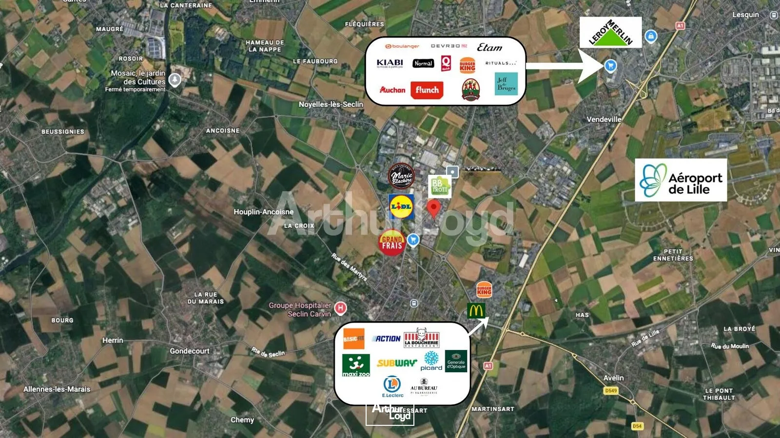 Bureaux - Location - SECLIN - 59113 - 1892-1892 - 7873914