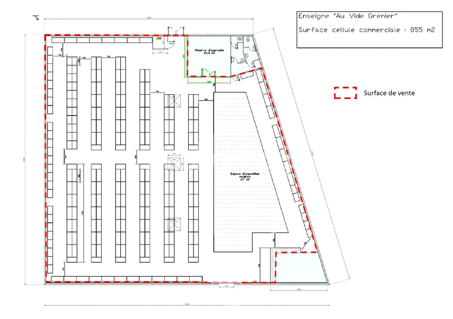 Locaux commerciaux - Location - LONGUENESSE - 62219 - 895-895 - 7893869
