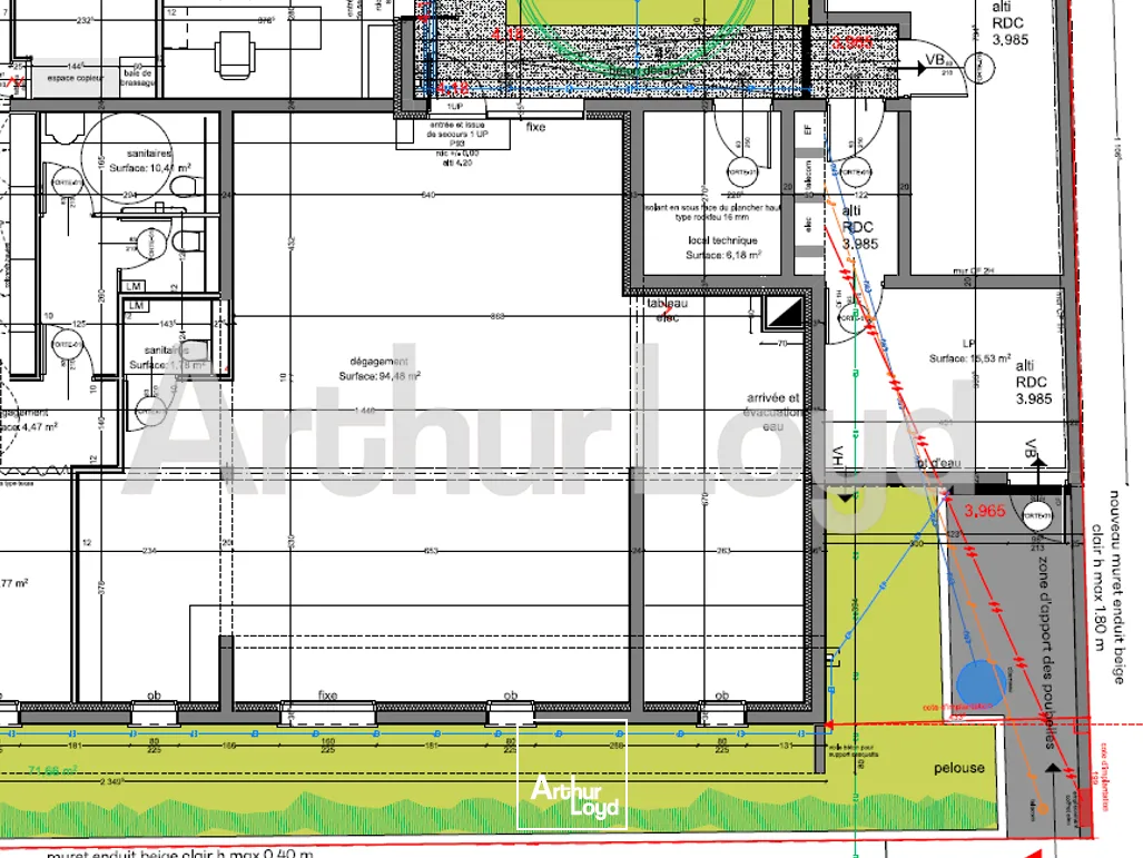 Bureaux - Location - OUISTREHAM - 14150 - 96.26-96.26 - 7905841