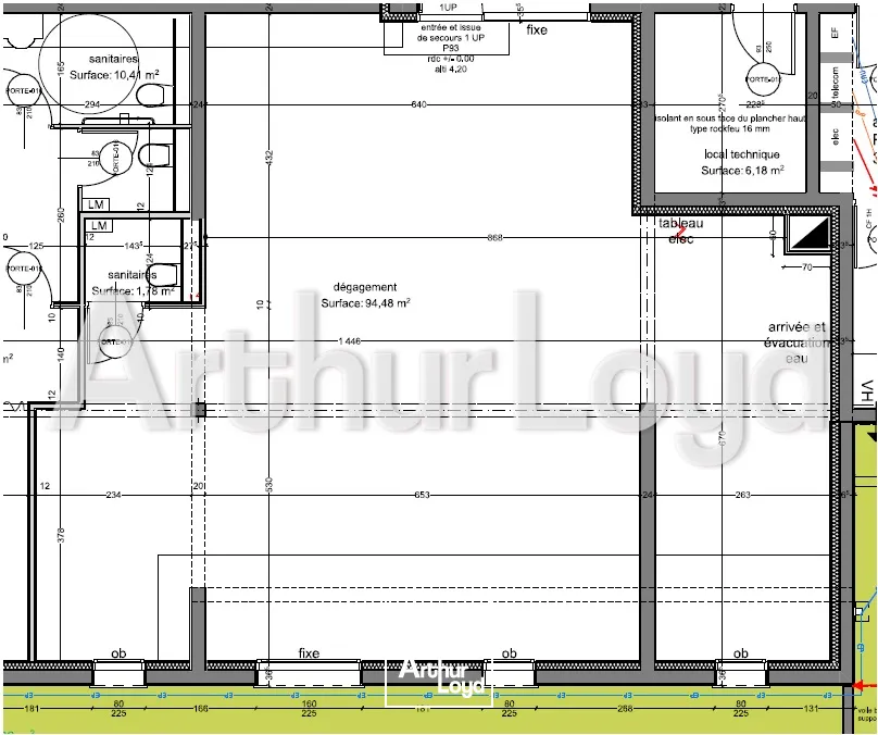 Bureaux - Location - OUISTREHAM - 14150 - 96.26-96.26 - 7919432