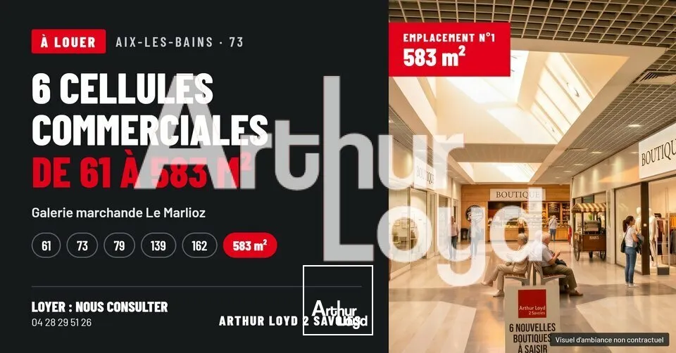 Locaux commerciaux - Location - AIX-LES-BAINS - 73100 - 583-583 - 7921368