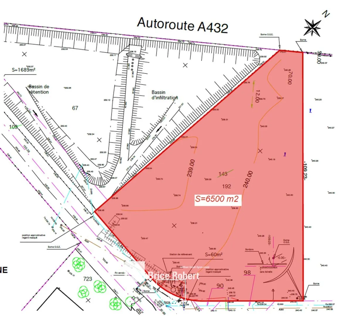 Terrains - Vente - SAINT LAURENT DE MURE - 69720 - 2500-2500 - 7980301