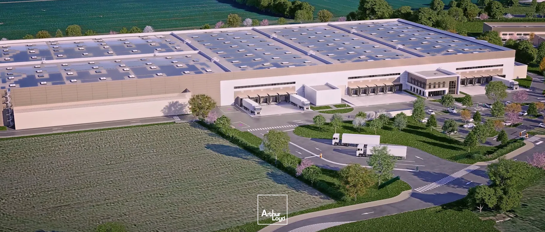 Sur la commune de RUFFEC, plateforme logistique en VEFA ou en BEFA