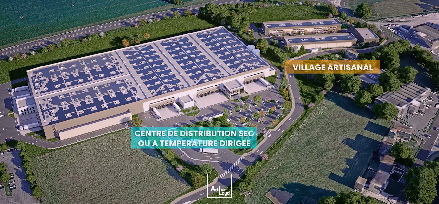 Location d'une plateforme logistique entre Poitiers et Angoulême