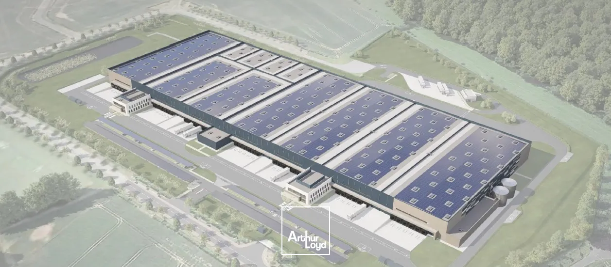 Plateforme logistique en Seveso seuil bas près de Reims, sur la commune de Tergnier