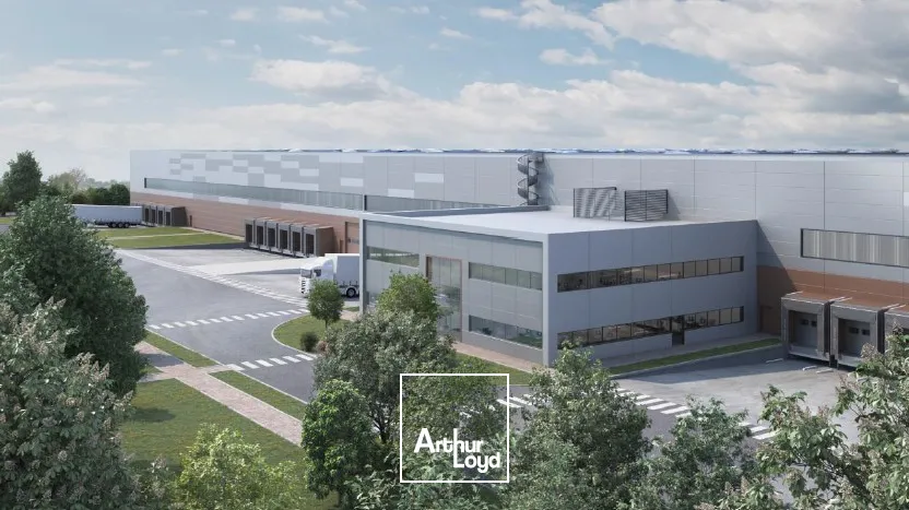 A LOUER : plateforme logistique en cours de construction près d'Evreux
