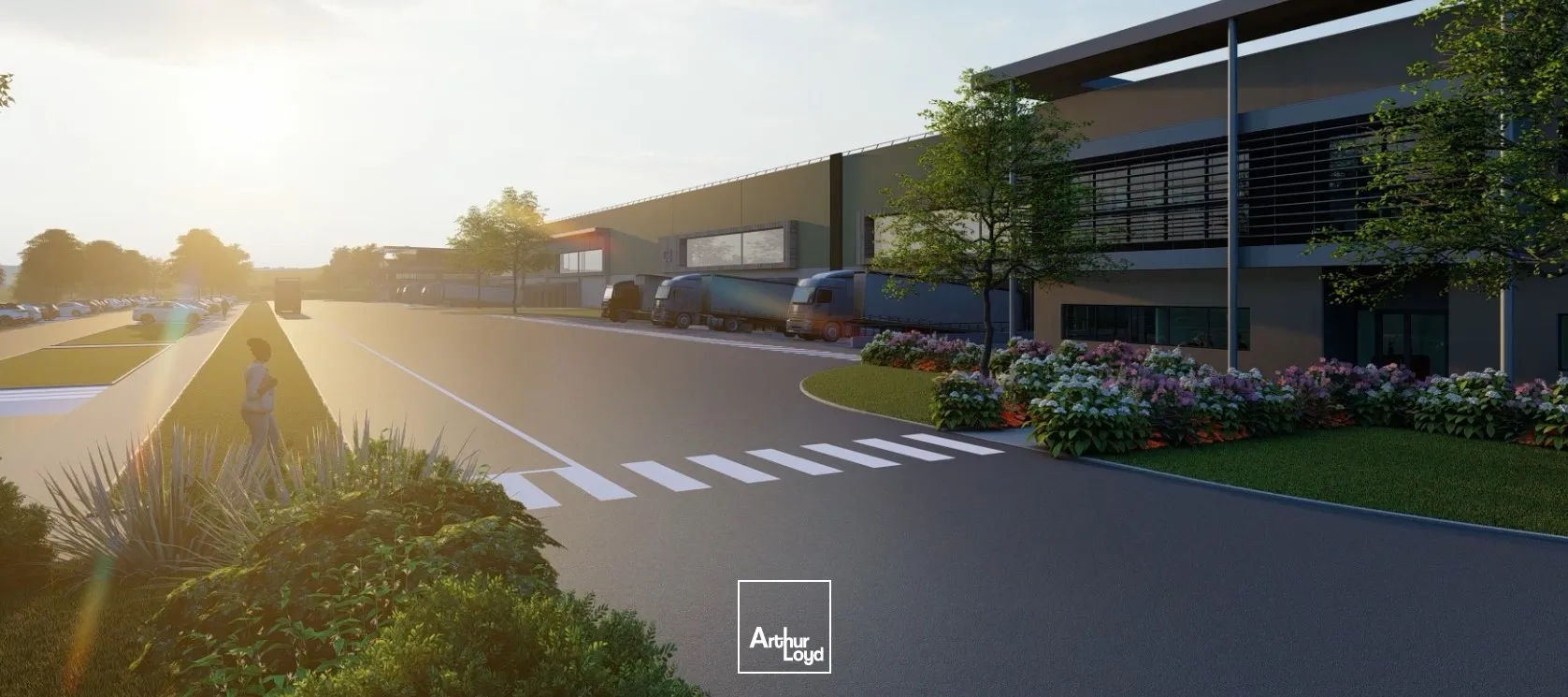 Construction à venir d'une plateforme logistique au Nord de l'Ile de France