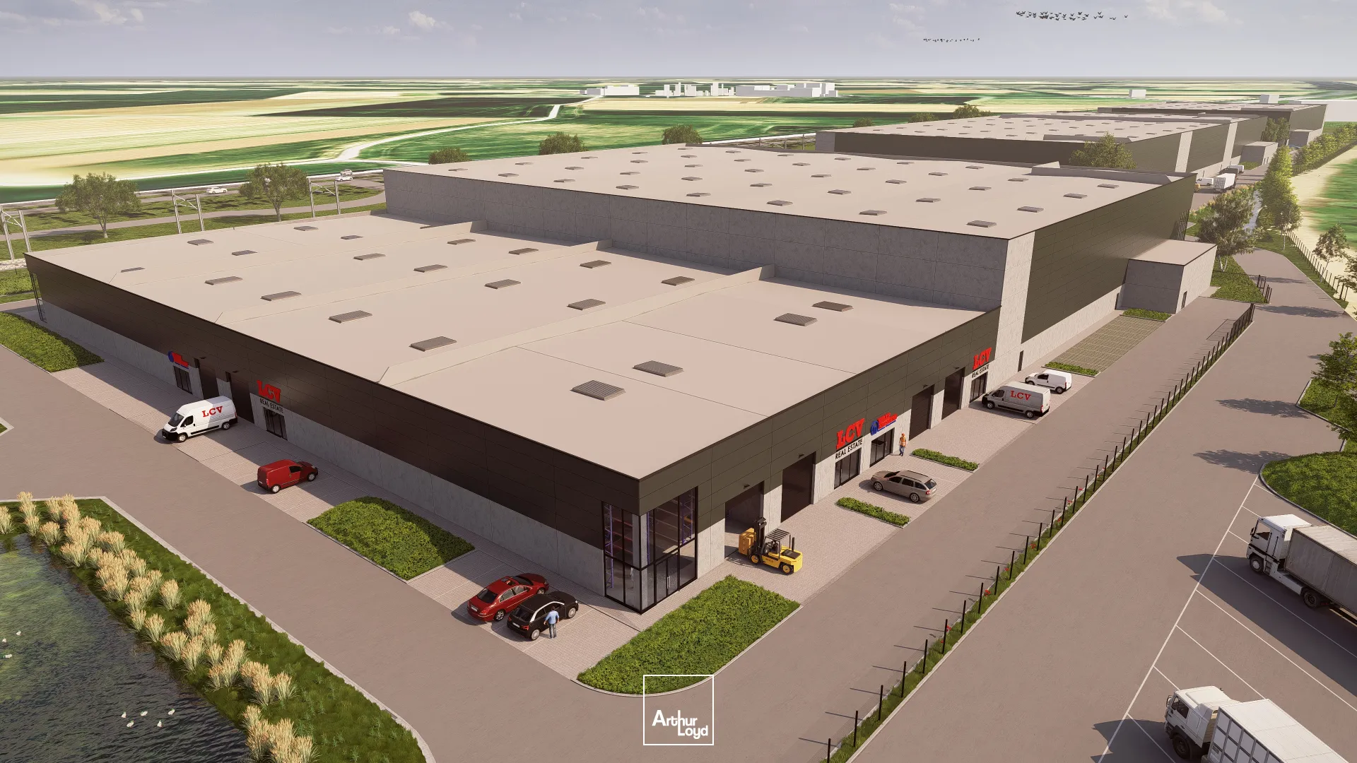 PC et ICPE obtenus près d'Arras sur la commune de Bapaume pour 3 plateformes logistiques