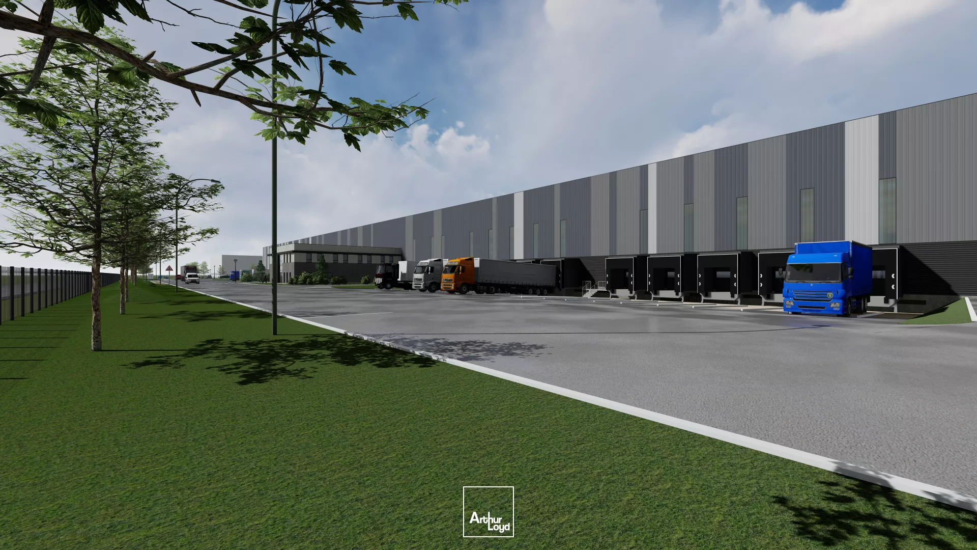 Location de 28 500 m² env. proche de Douai