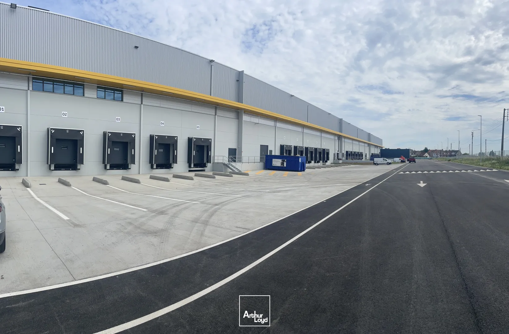 Plateforme logistique en cours de construction de 21 950 m² à louer dans la Métropole lilloise