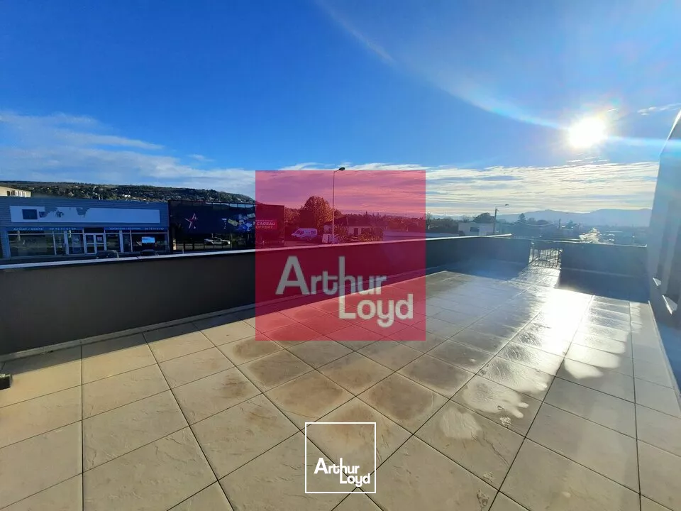 BUREAUX + TERRASSE A LOUER 95M² COURNON D'AUVERGNE PROGRAMME NEUF