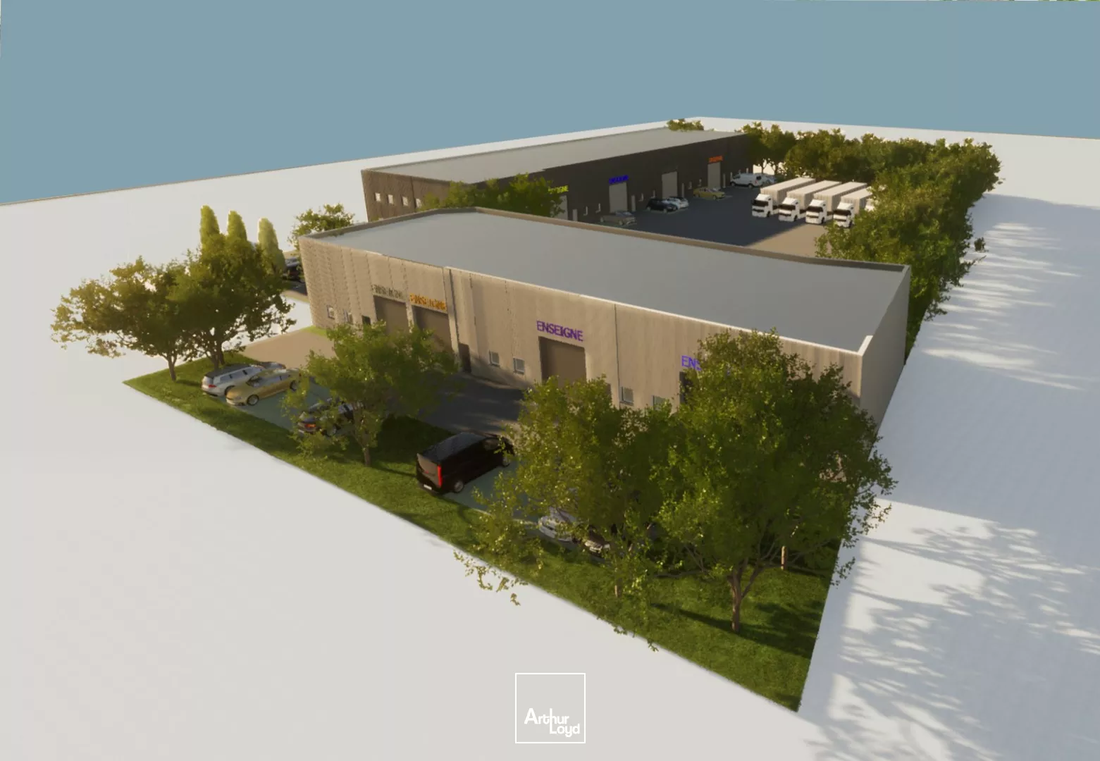 STOCKAGE - BUREAUX - A LOUER - MONTOIR 345 m2 - 40 M2