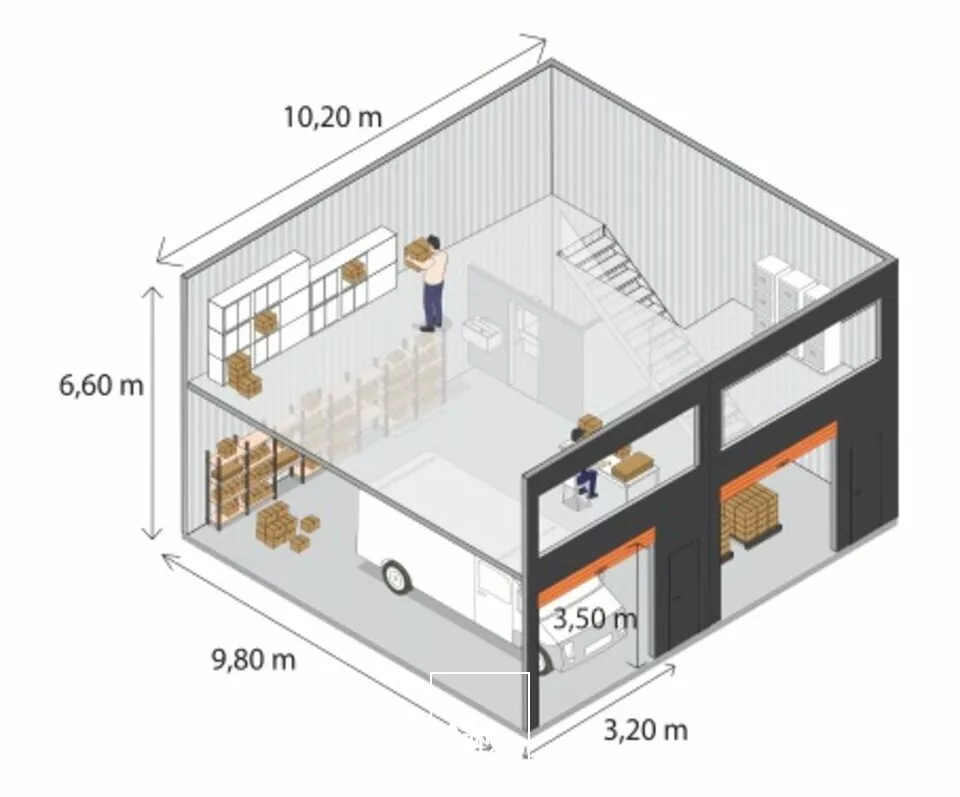 LOCAL D'ACTIVITE - ENTREPOT à LOUER de 2000 m²