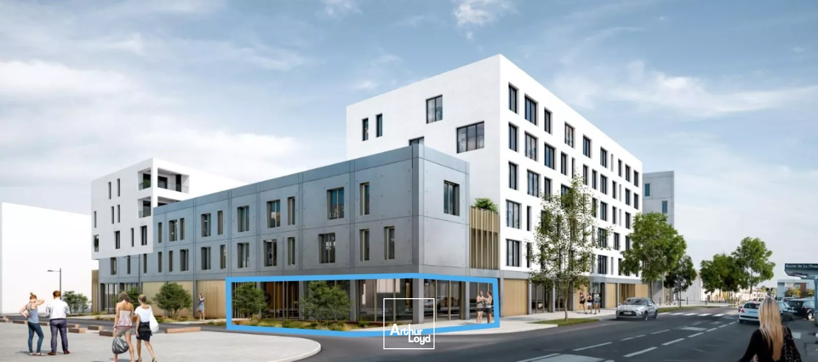 Belles cellules commerciales disponibles à la vente sur l'axe de la route de la chapelle.