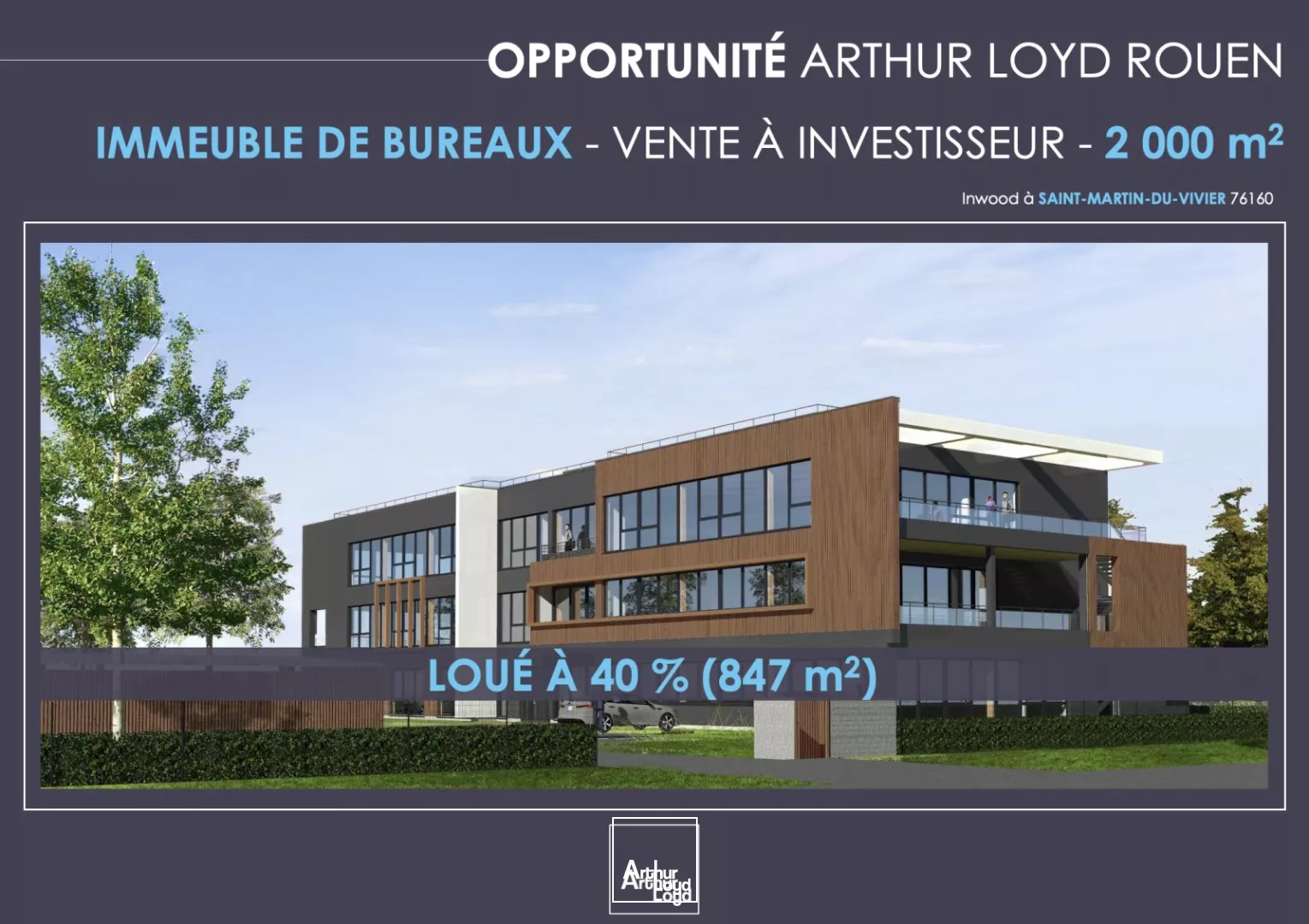 Bureaux à vendre à SAINT MARTIN DU VIVIER 76160
