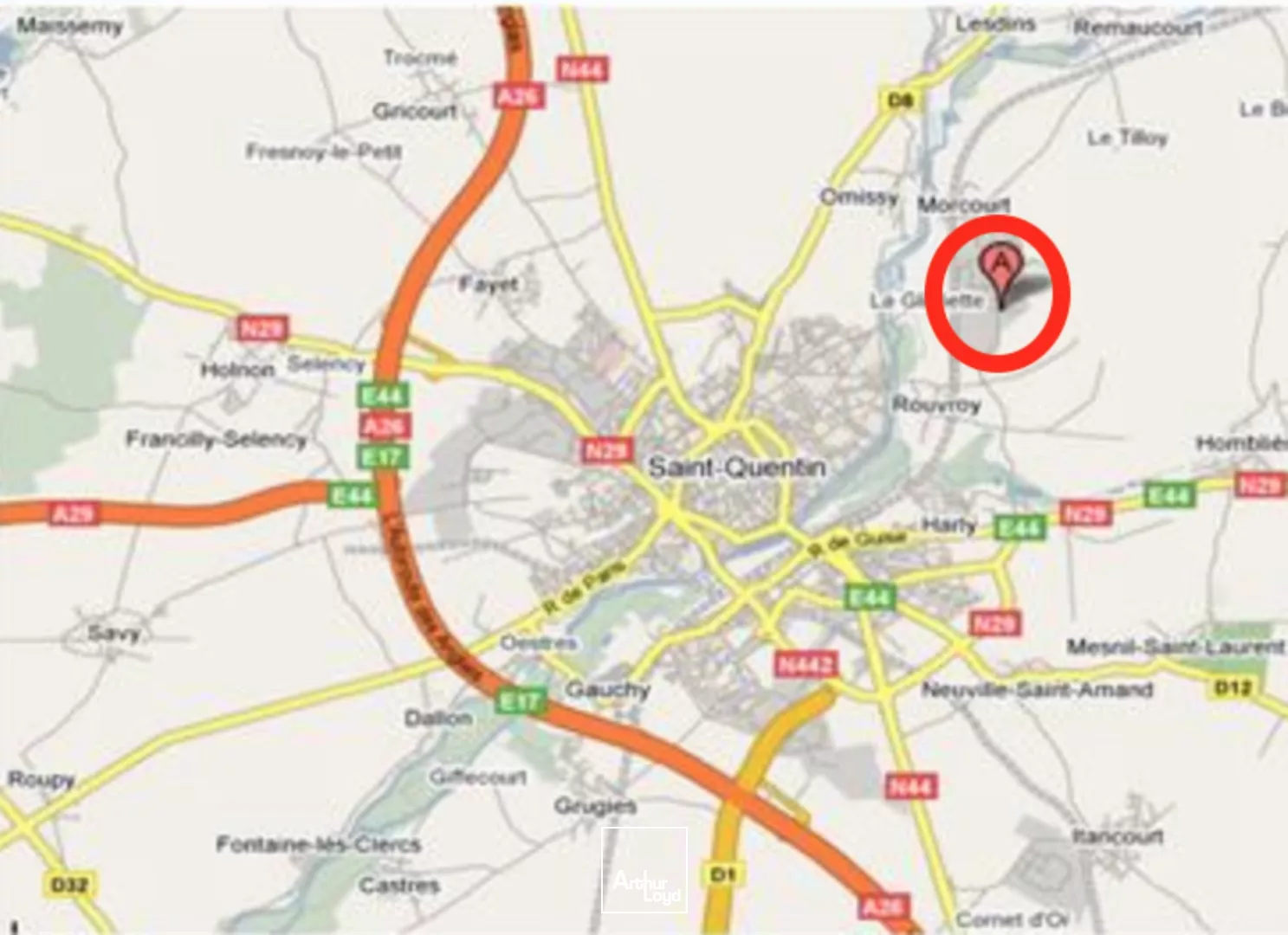 A LOUER - LOCAL DE STOCKAGE DE - 1300 m2 - SAINT-QUENTIN 