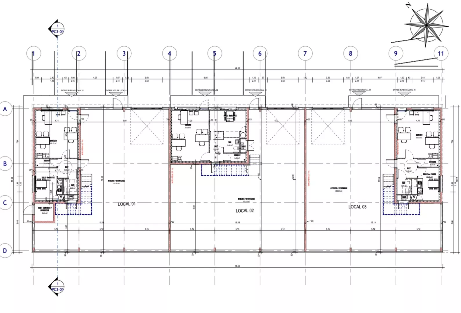 Locaux d'activité à louer à LA TRINITE DE THOUBERVILLE 27310