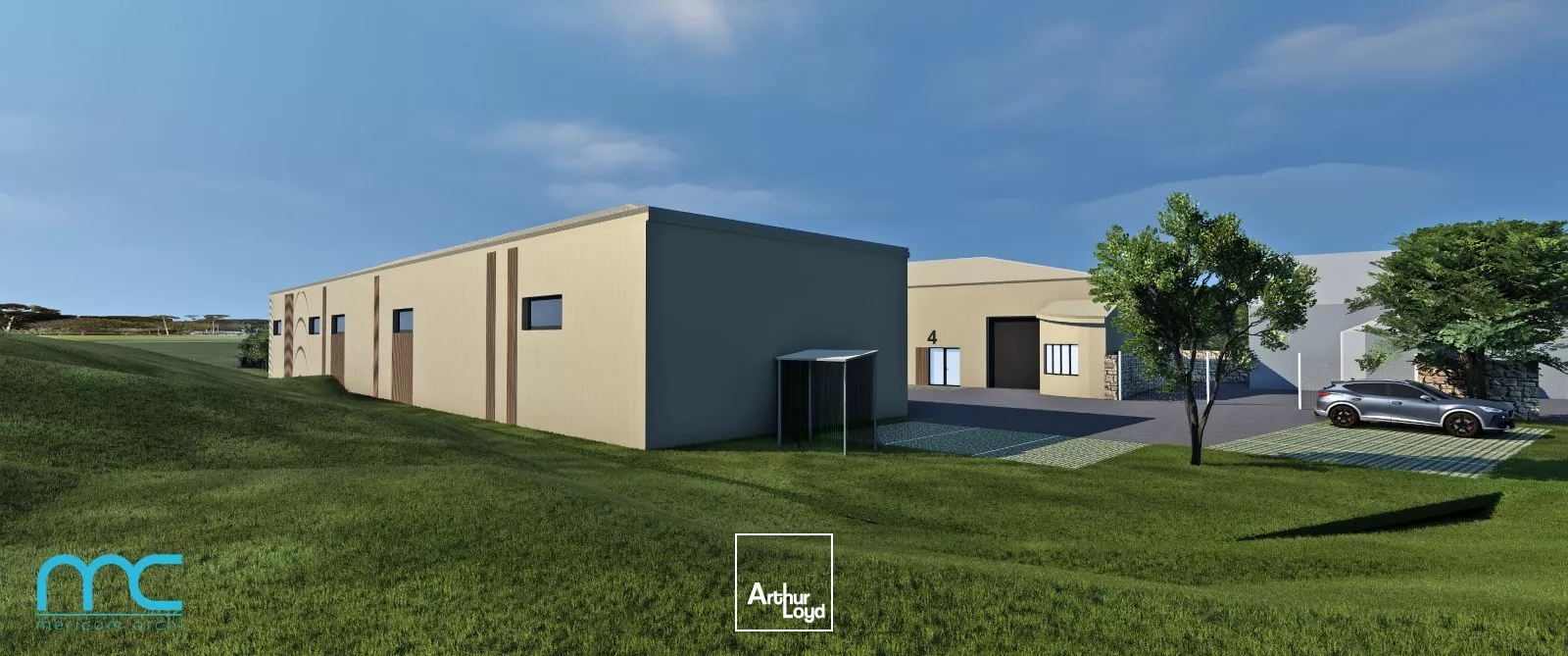 BUREAUX - STOCKAGE - 101 M2 - TRIGNAC - A VENDRE