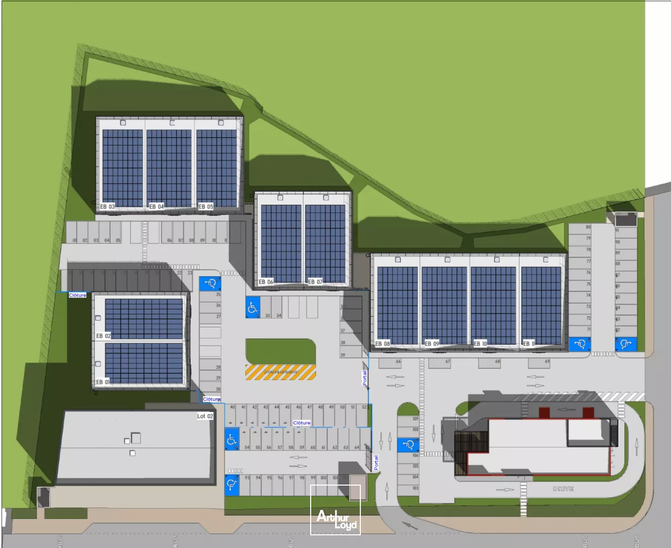 Locaux commerciaux neufs à la vente - Perpignan Polygone Nord 