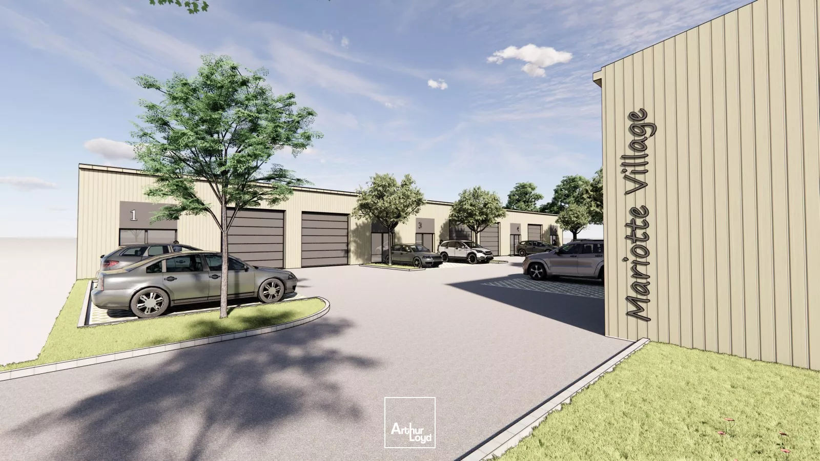 VEFA - LOCAUX D'ACTIVITE - 778 M² DIVISIBLES A PARTIR DE 127 M² - SARZEAU - VILLAGE MARIOTTE