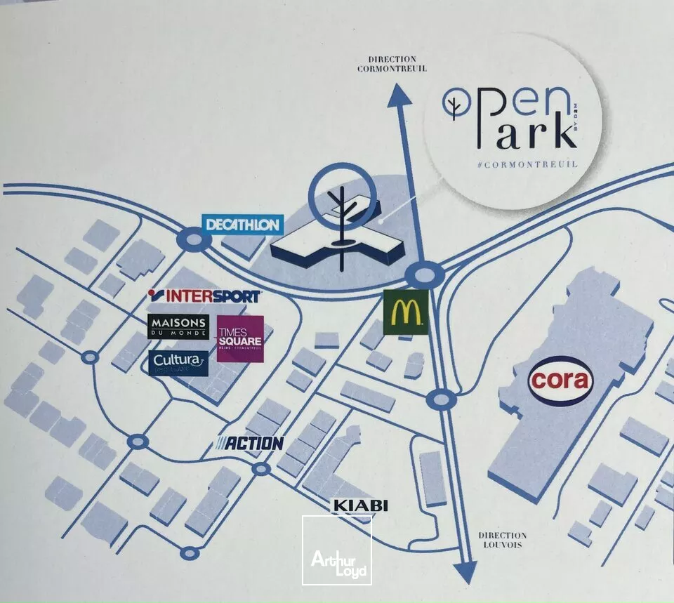 CORMONTREUIL - CELLULES COMMERCIALE DE 523M2 à LOUER