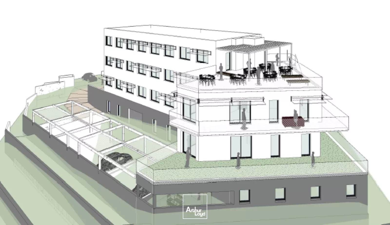 Bureaux avec vue mer et parkings à louer - ATHELIA IV - 13600 LA CIOTAT