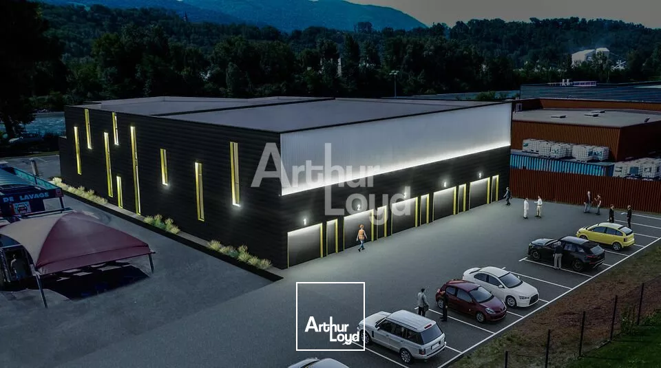 Bureaux à vendre ou à louer à Arbin - flux important de voitures